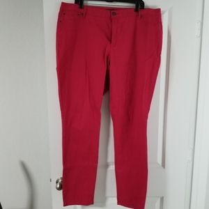 Ashley Stewart red-ish jeans